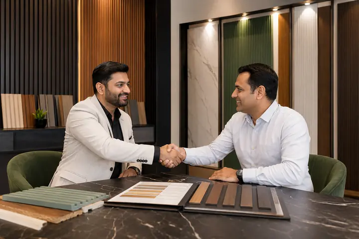 Wall-panel distribution partnership