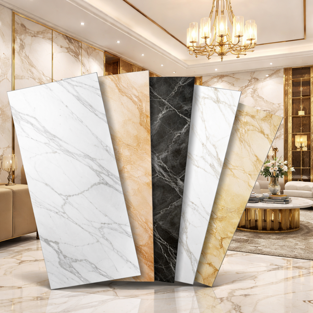 Luxury UV marble wall sheets